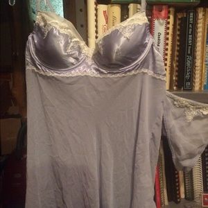 Lavender sheer chemise XL D/Dd cup fit. VS brand